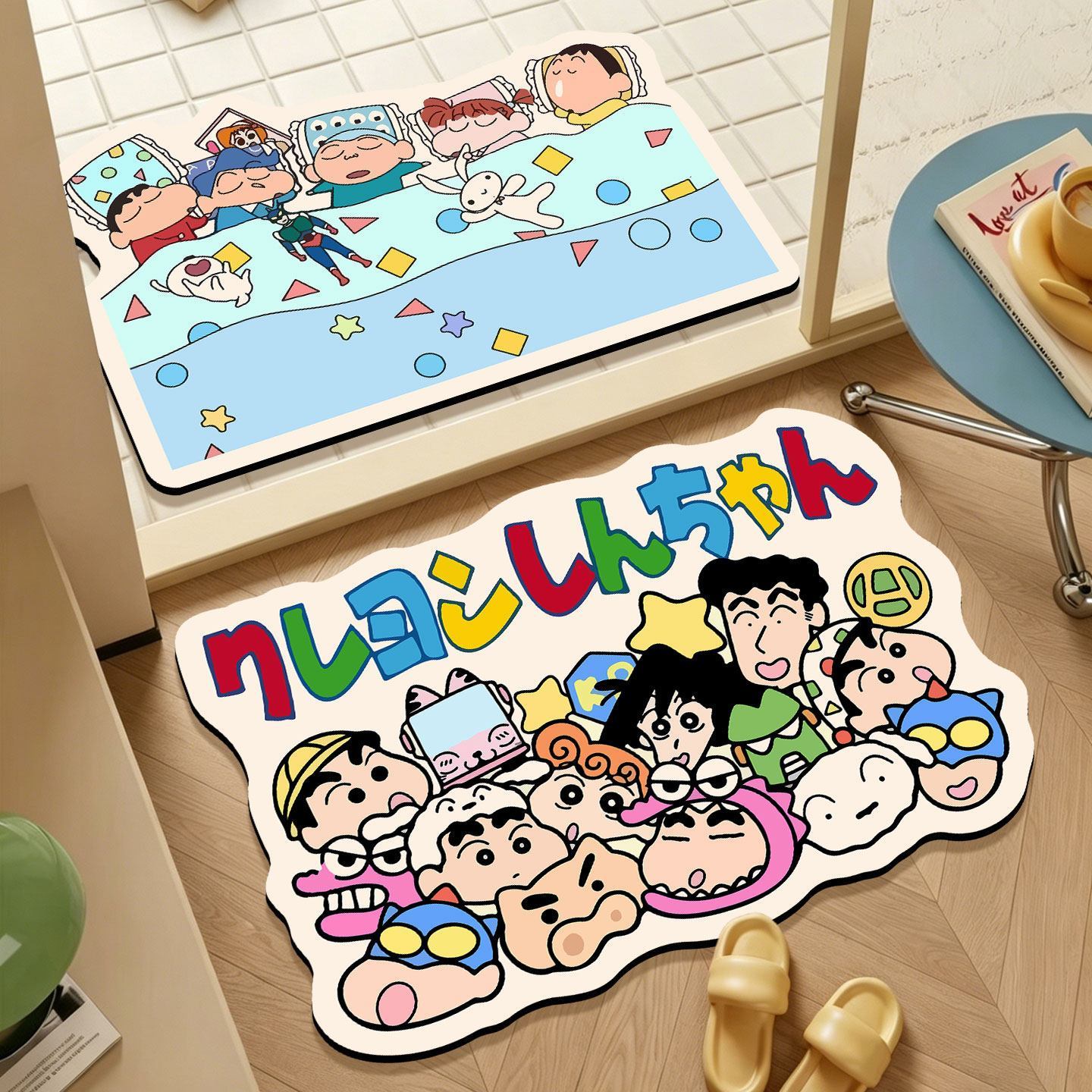 Quick Dry Diatomite Bath Mat - Keset Kamar Mandi Crayon Shin-chan, Karpet