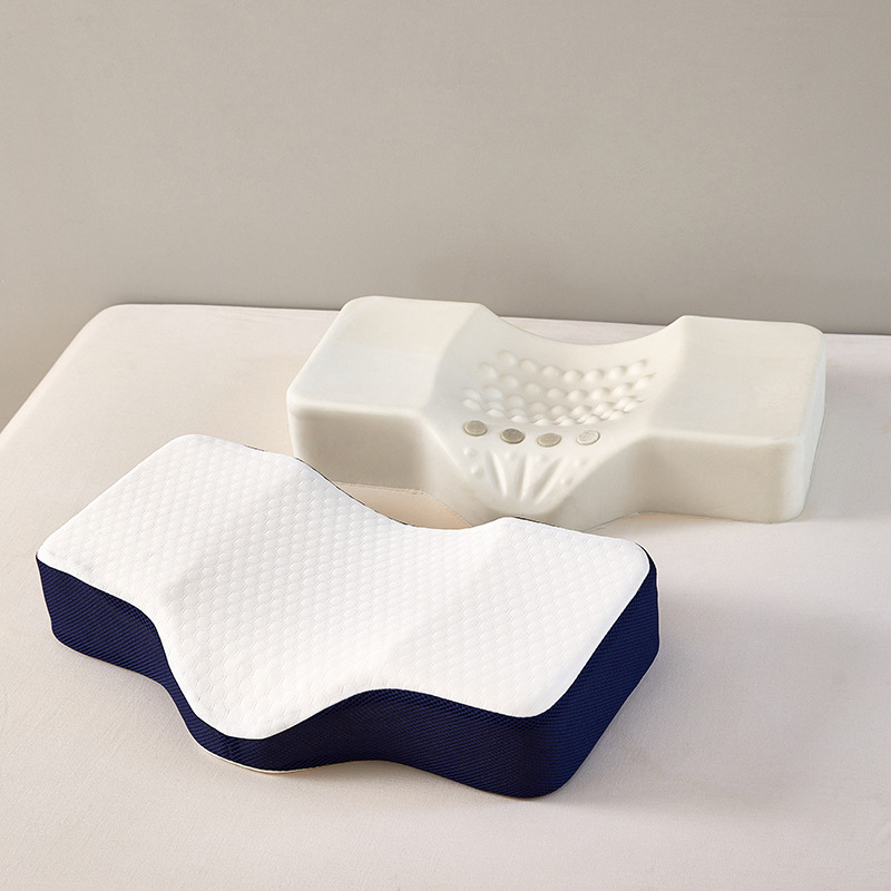 Memory Foam Orthopedic Pillow Neck Pain - Bantal Pijat Ortopedi Cekung untuk Leher,
