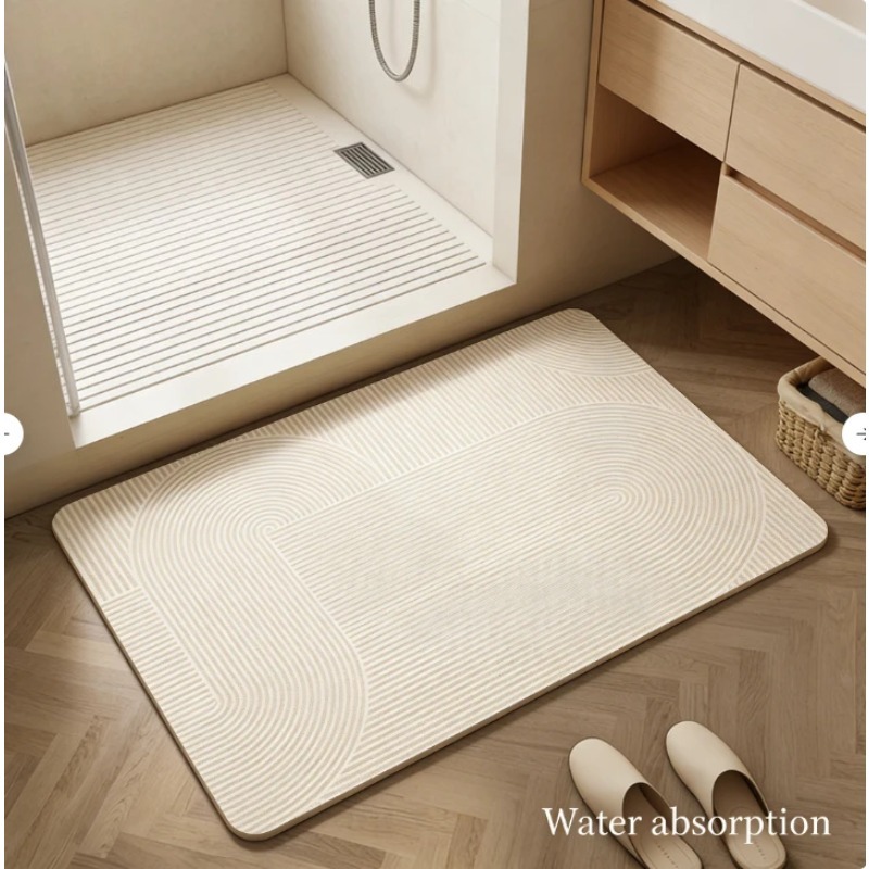 Quick Dry Diatomite Bath Mat - Keset Kamar Mandi Diatomite Super Serap