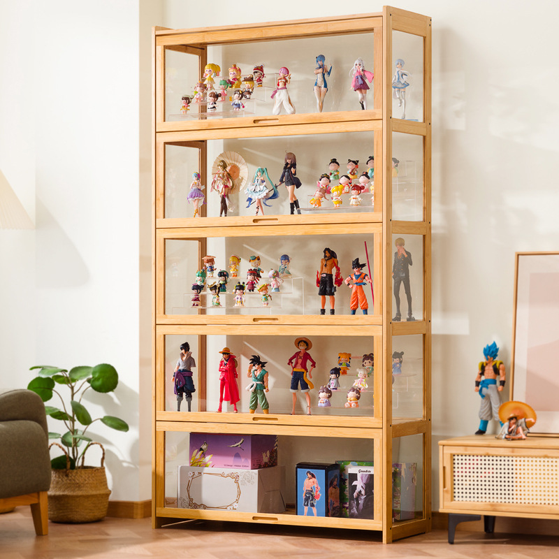 Storage & Organization - Lemari pajangan figurin akrilik transparan besar,