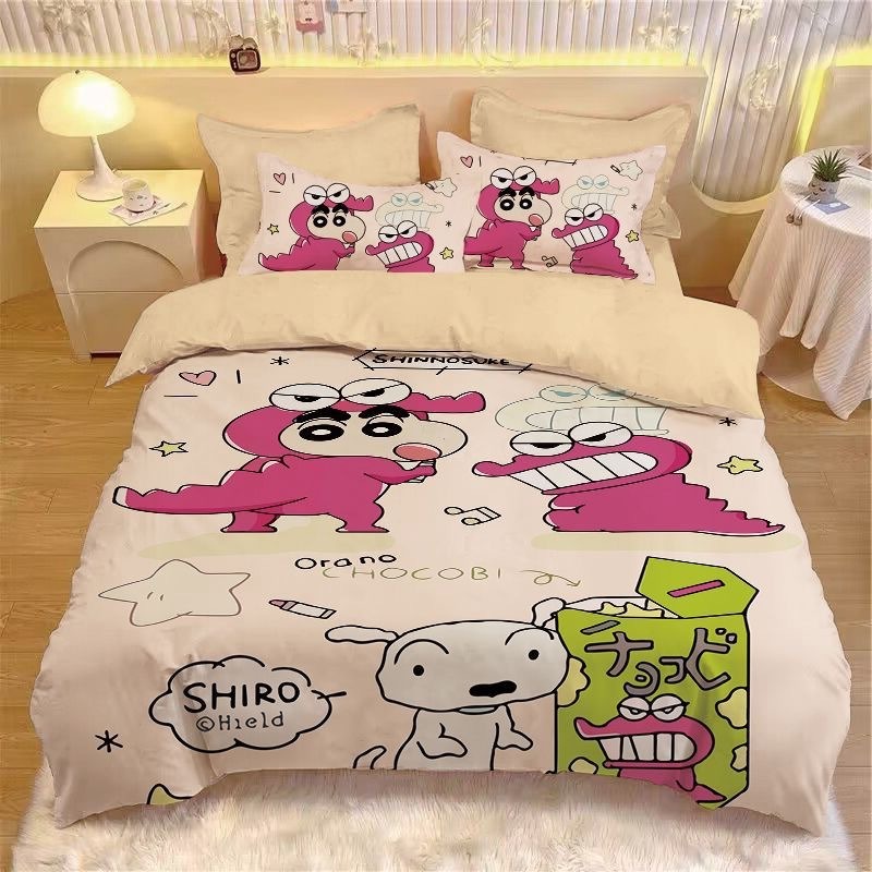 Bedding - Set Tempat Tidur Anime Lucu Crayon