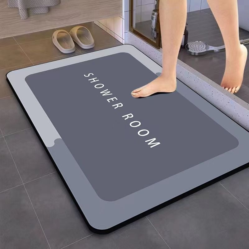 Quick Dry Diatomite Bath Mat - Keset Kamar Mandi Diatomite Anti Selip,