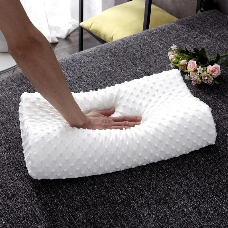 Bantal Leher Ortopedi Memory F - Memory Foam Orthopedic Pillow Neck Pain ulasan dan harga