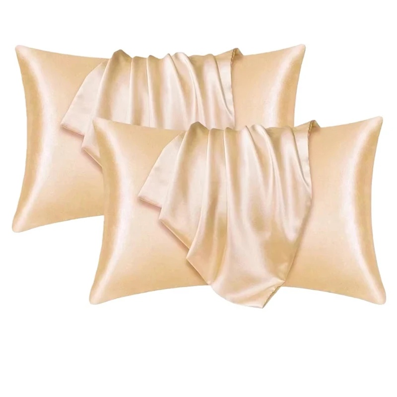 1/2 Buah Sarung Bantal Sutra S - Satin Silk Pillowcase Hair Skin ulasan dan harga
