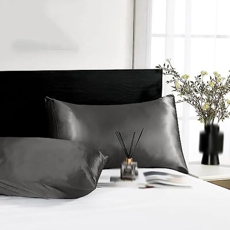 1/2 Buah Sarung Bantal Sutra S - Satin Silk Pillowcase Hair Skin ulasan dan harga