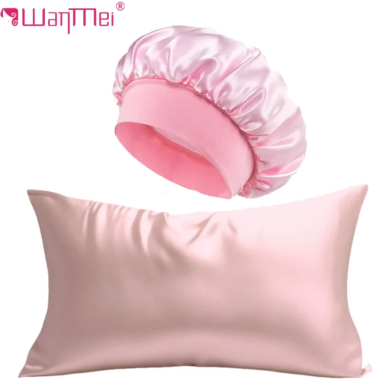 2 Buah Sarung Bantal Sutra & S - Satin Silk Pillowcase Hair Skin ulasan dan harga