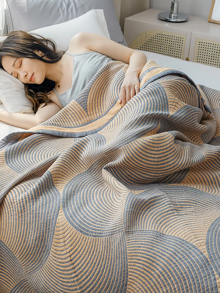 Selimut Kasur Ukuran Double, S - Muslin Cotton Bedspread ulasan dan harga
