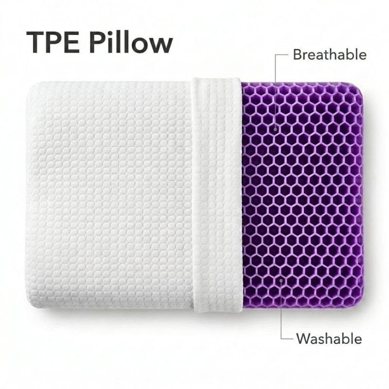 Bantal Pektin TPE Bernapas, Er - Anti Snore Contour Pillow ulasan dan harga
