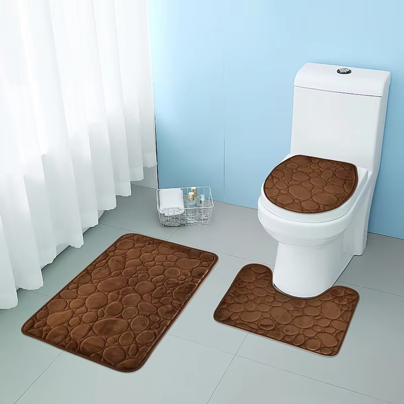 3 Buah/Set Keset Kamar Mandi A - Quick Dry Diatomite Bath Mat ulasan dan harga