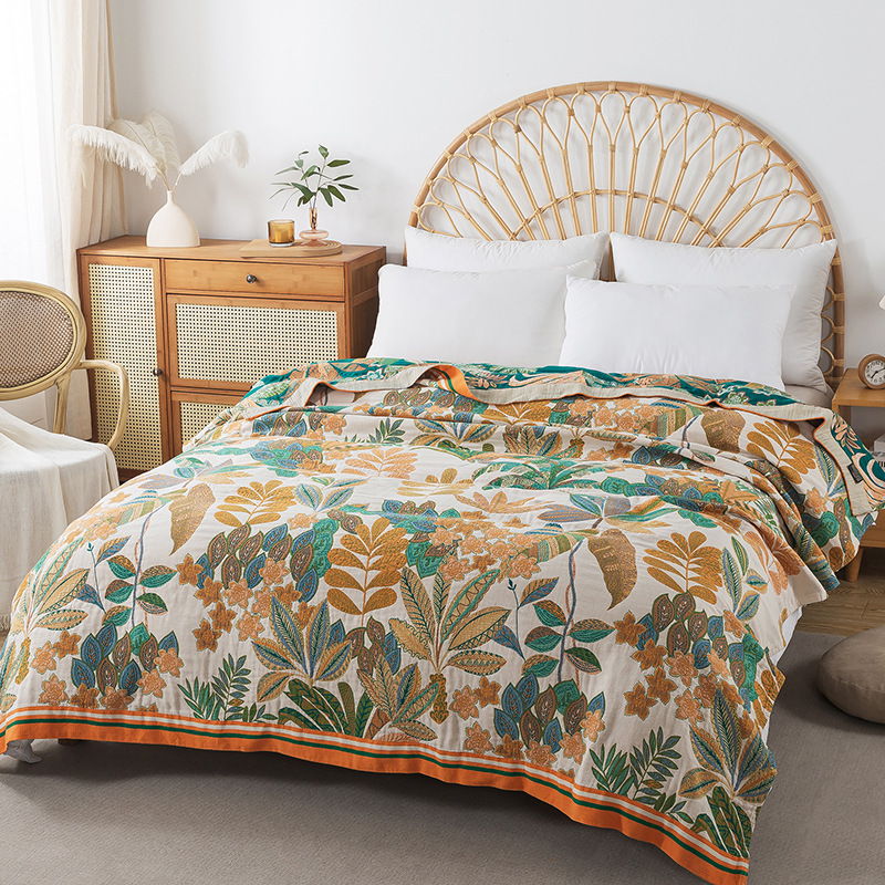 Seprai kasa Muslin di tempat t - Muslin Cotton Bedspread ulasan dan harga