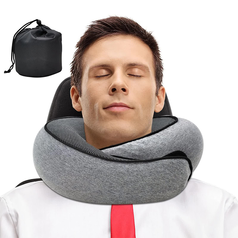 Bantal Leher Perjalanan Busa M - Anti Snore Contour Pillow ulasan dan harga