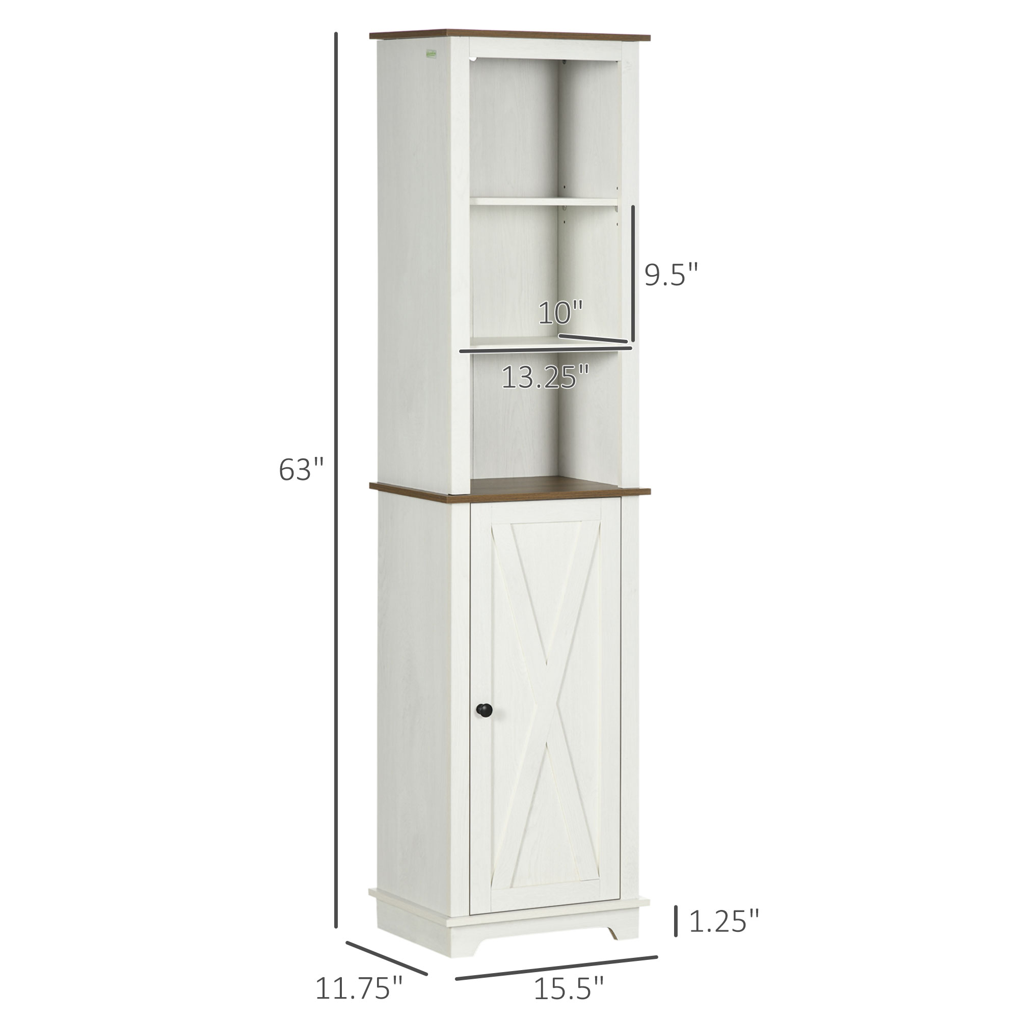 Lemari Kamar Mandi Gaya Farmho - Storage & Organization ulasan dan harga