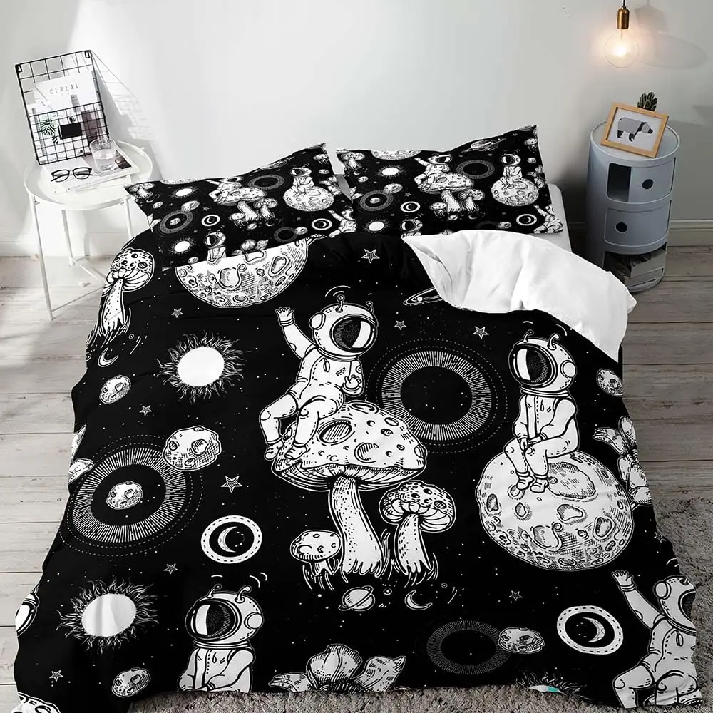 Set Penutup Selimut Astronot K - Duvet Cover Sets With Zipper ulasan dan harga