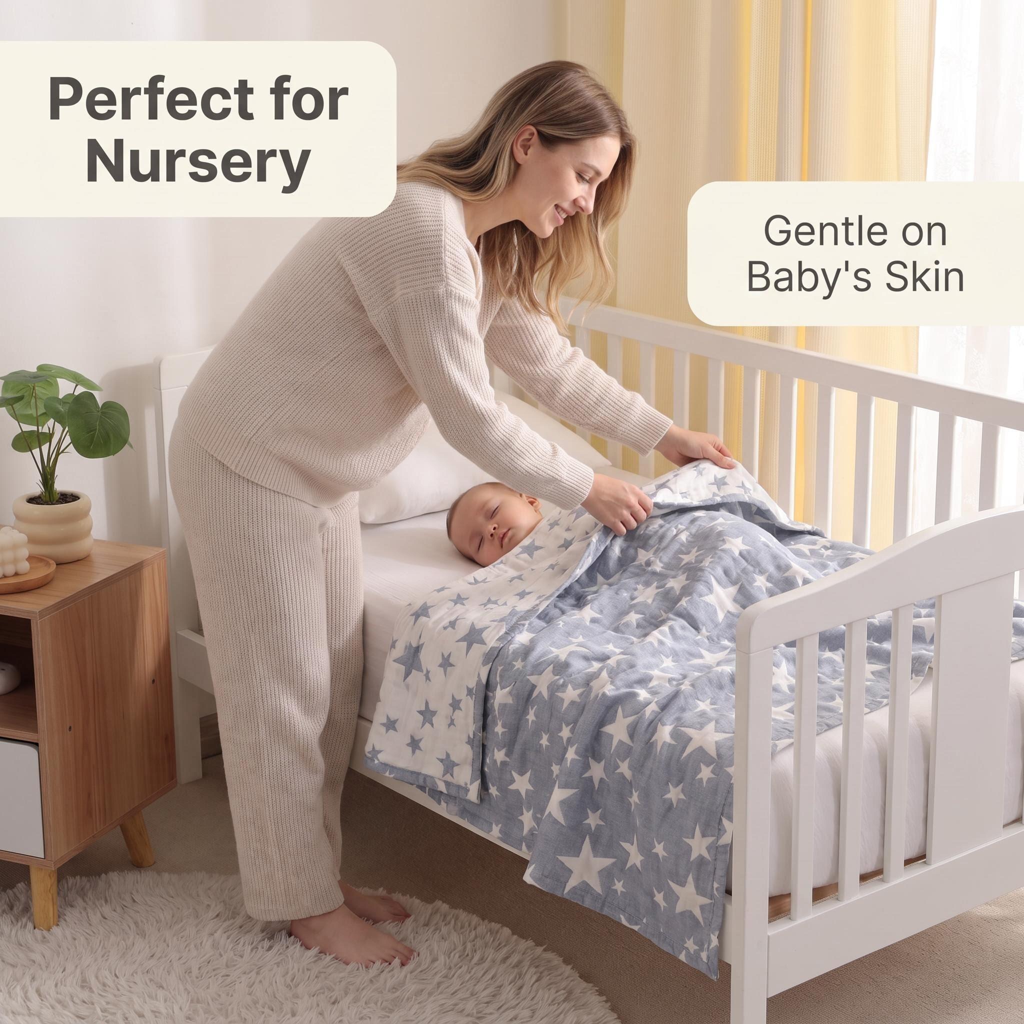 Selimut Katun Muslin 3-Lapis U - Muslin Cotton Bedspread ulasan dan harga