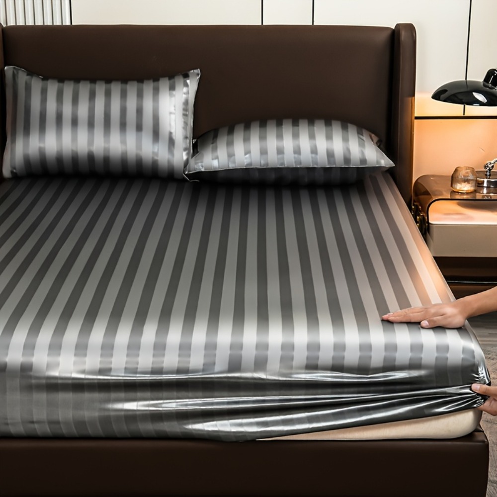 Sprei Bergaris BARU, Pelindung - Fitted Bed Sheets Deep Pocket ulasan dan harga