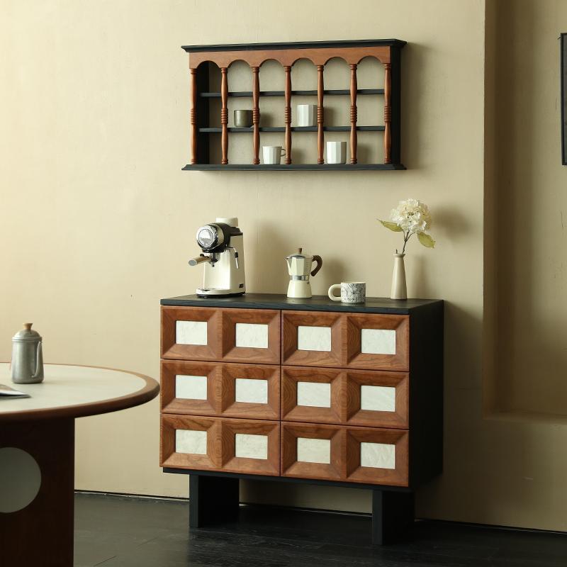 Lemari enam laci bergaya abad  - Storage & Organization ulasan dan harga