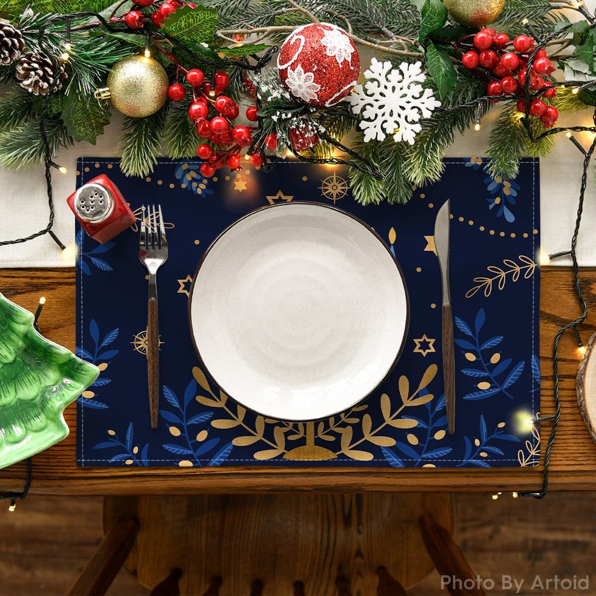 8Pcs Set Alas Meja Hanukkah Ro - Kitchen ulasan dan harga