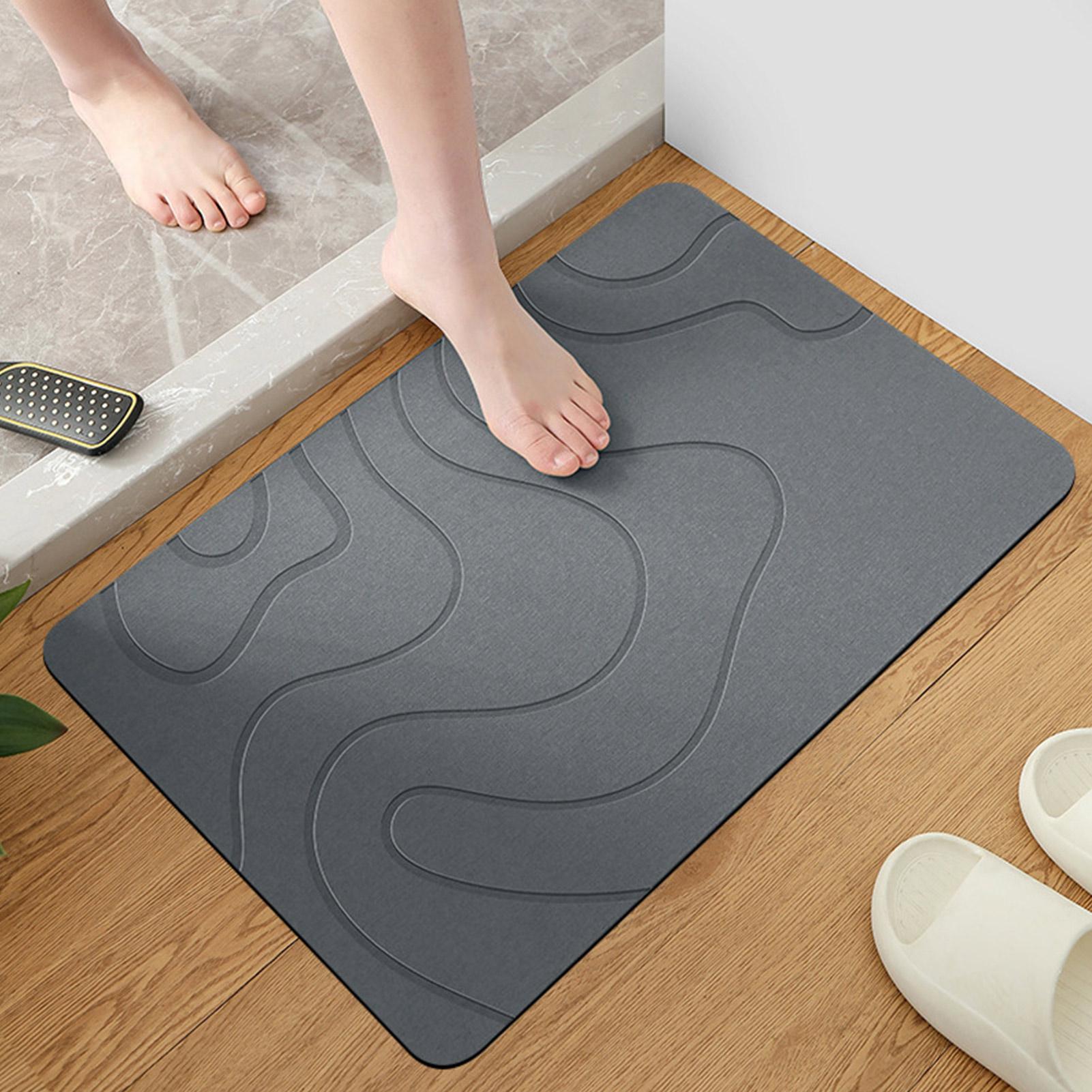 Alas Kaki Kamar Mandi Batu Cep - Quick Dry Diatomite Bath Mat ulasan dan harga