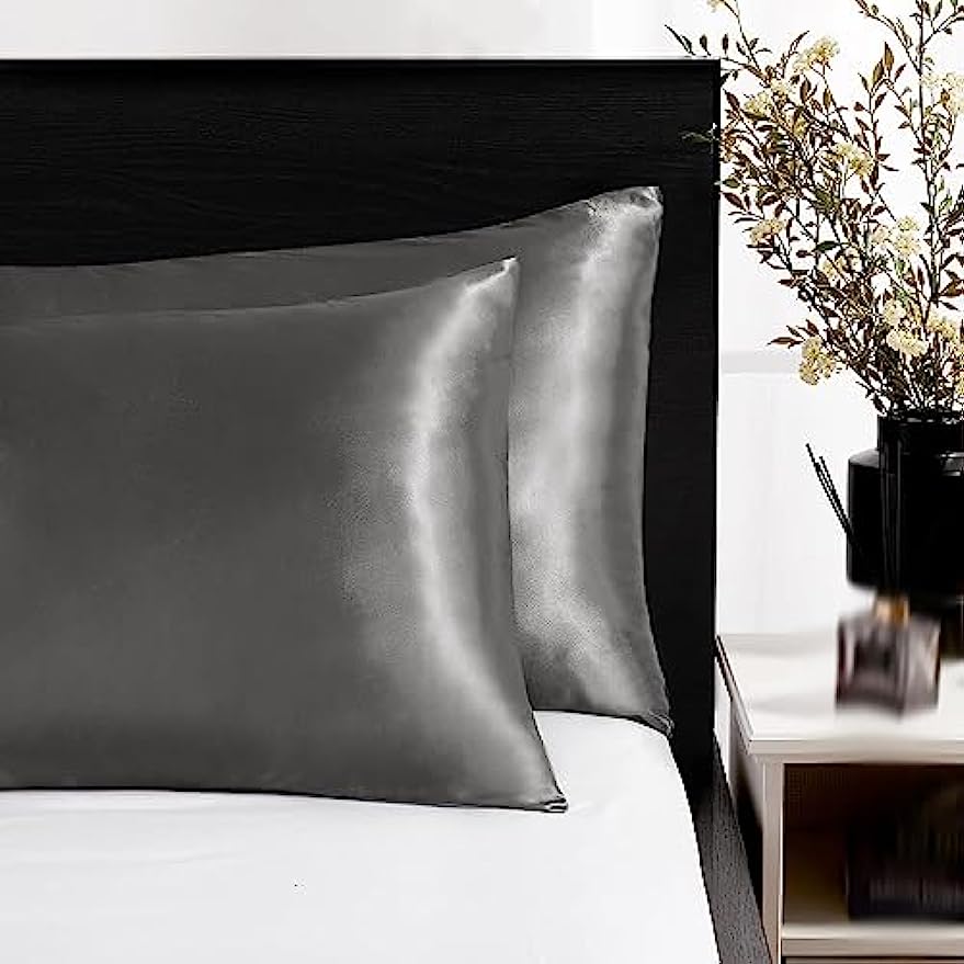 2pcs Sarung Bantal Sutra Satin - Satin Silk Pillowcase Hair Skin ulasan dan harga