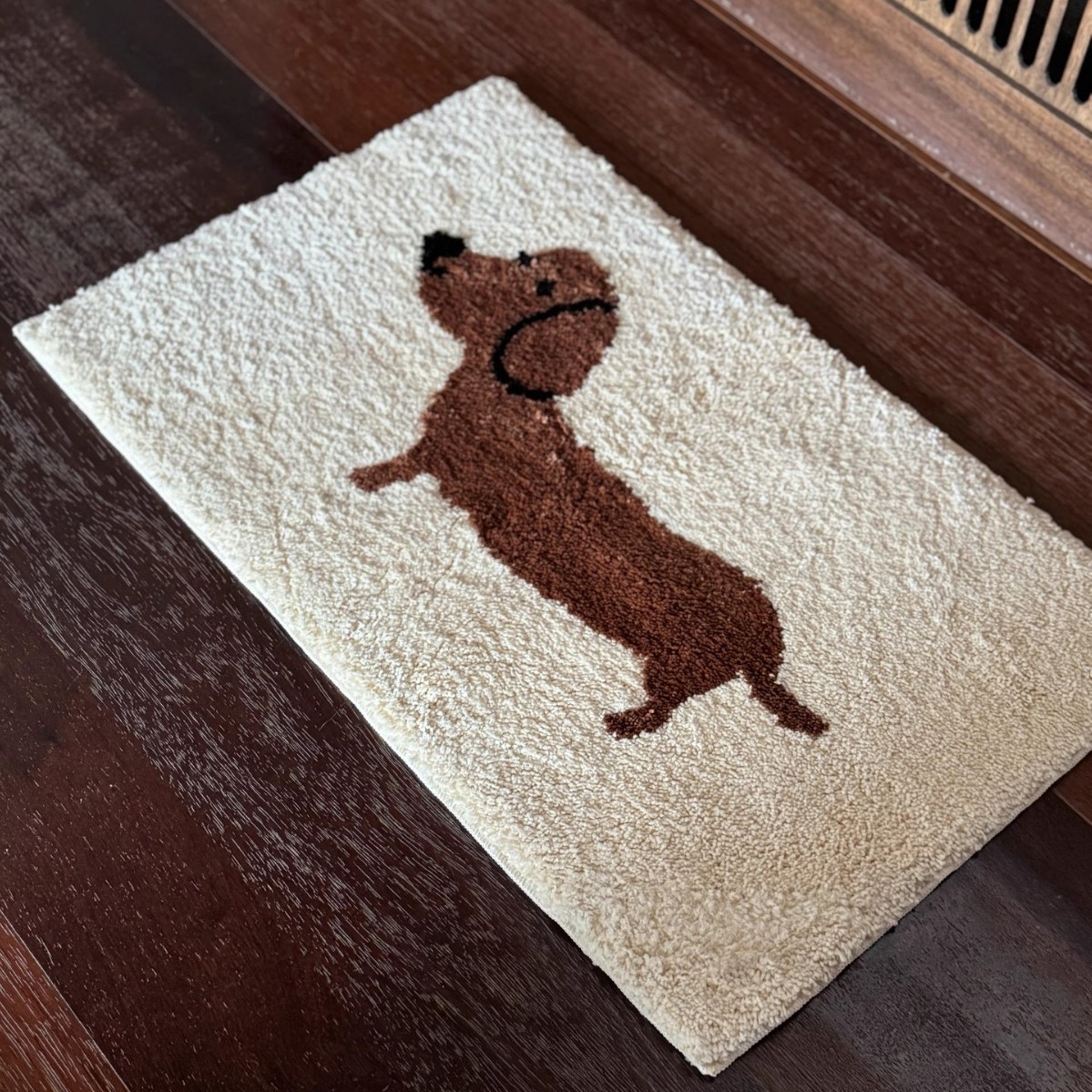 VIKAMA Dachshund Print Bath Ma - Quick Dry Diatomite Bath Mat ulasan dan harga