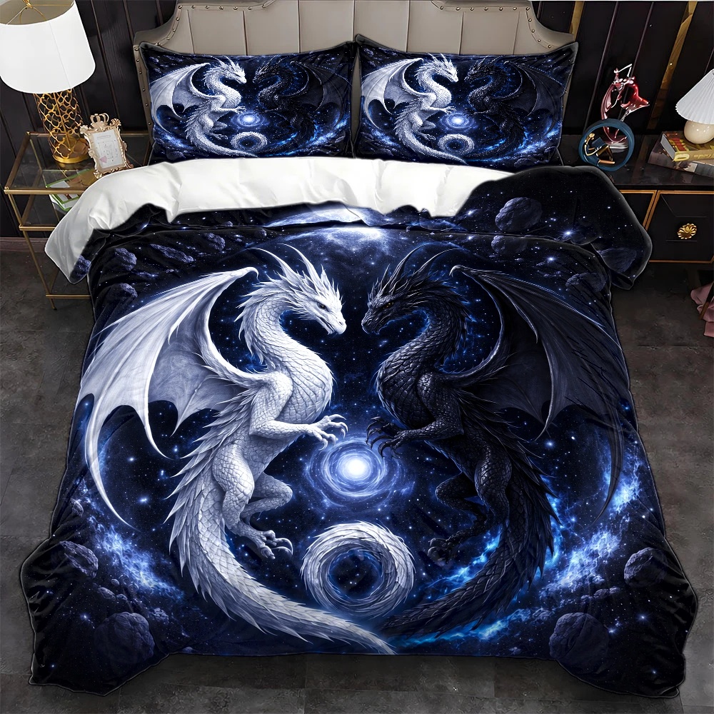 Set Selimut Totem Naga Langit  - Duvet Cover Sets With Zipper ulasan dan harga