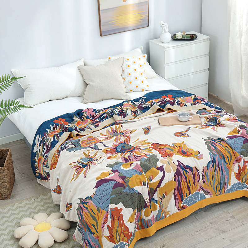 Selimut katun sederhana, sepra - Muslin Cotton Bedspread ulasan dan harga