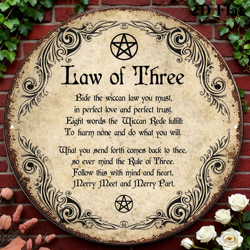 CIFBUY Vintage Wicca Triple Go - Home Decor ulasan dan harga