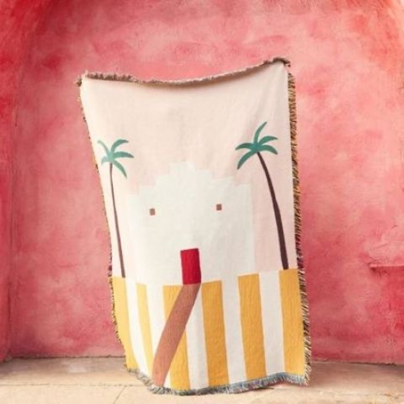 Tekstil City Ins selimut pola  - Boho Throw Blanket Fringe ulasan dan harga