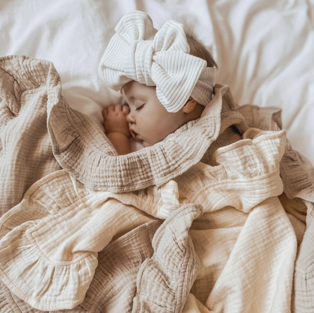 INS Selimut Bedung Bayi Kain K - Muslin Cotton Bedspread ulasan dan harga
