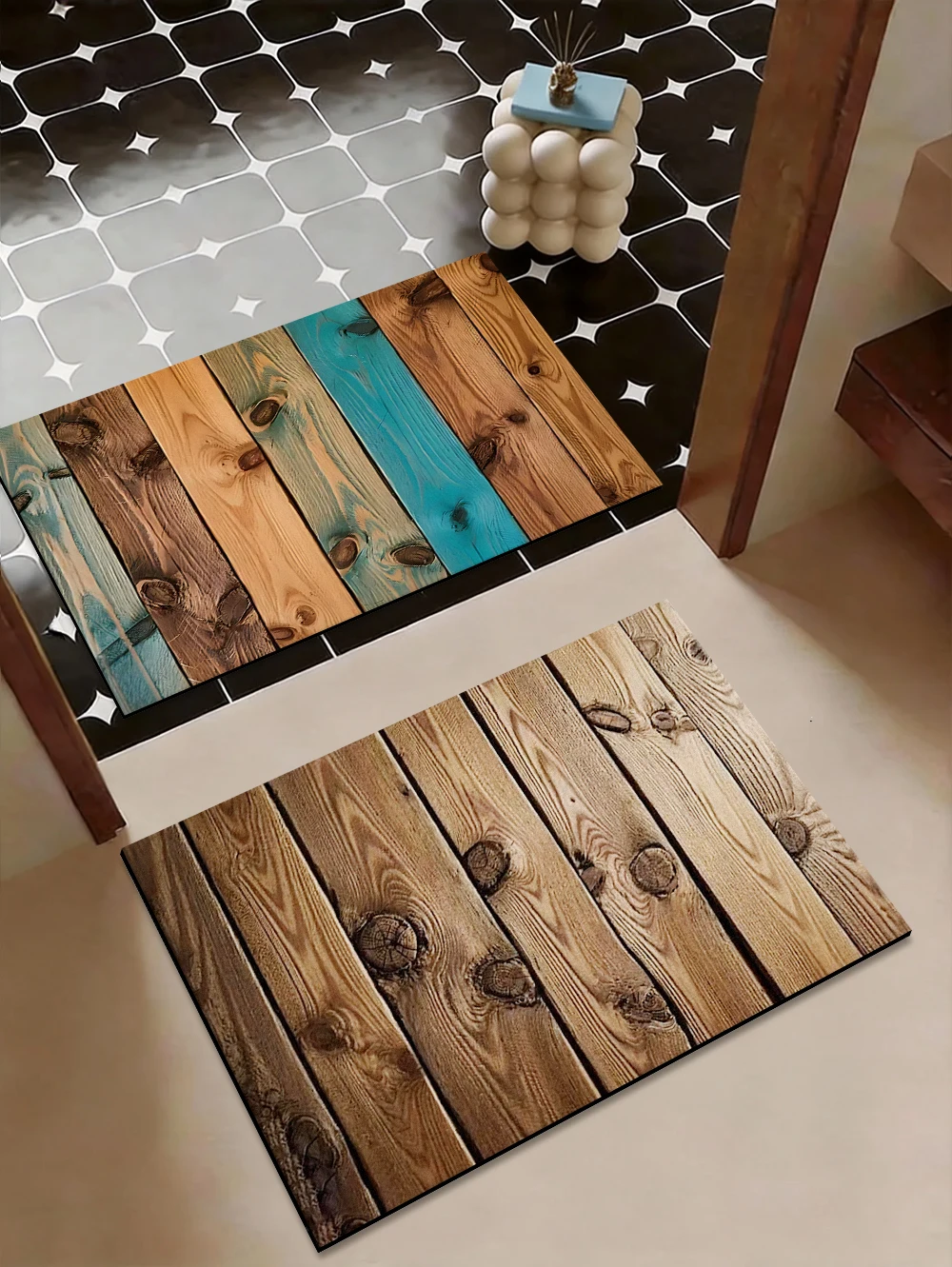 Keset Kamar Mandi Kayu Daur Ul - Quick Dry Diatomite Bath Mat ulasan dan harga
