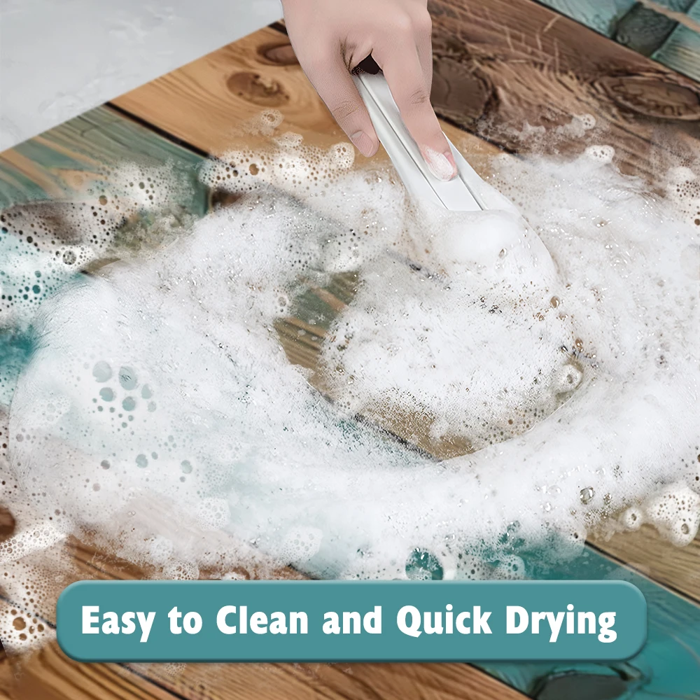 Keset Kamar Mandi Kayu Daur Ul - Quick Dry Diatomite Bath Mat ulasan dan harga